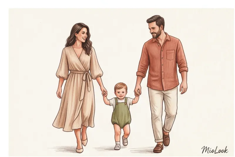 Стильный фэмили лук на день рождения ребенка