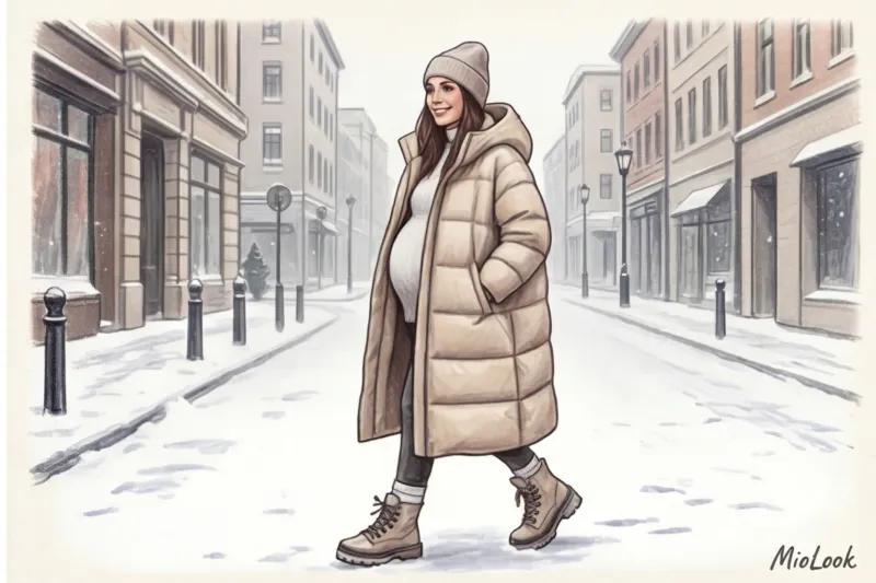 Пуховик для беременных на зиму: как выбрать теплую и удобную модель - 3