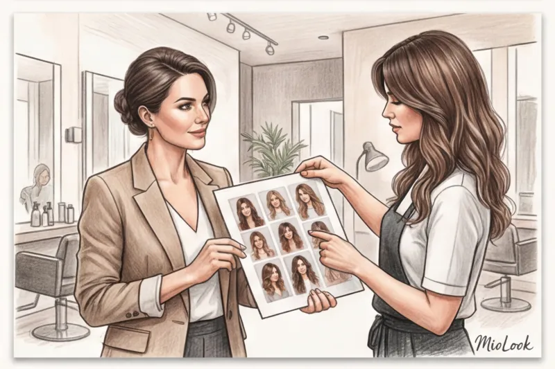 Как подобрать омолаживающую стрижку по фото с помощью нейросети MioLook - 5