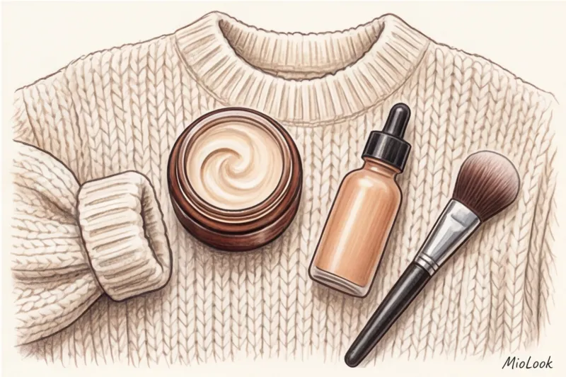 Зимний повседневный макияж: защита кожи и стойкость в холода - 9