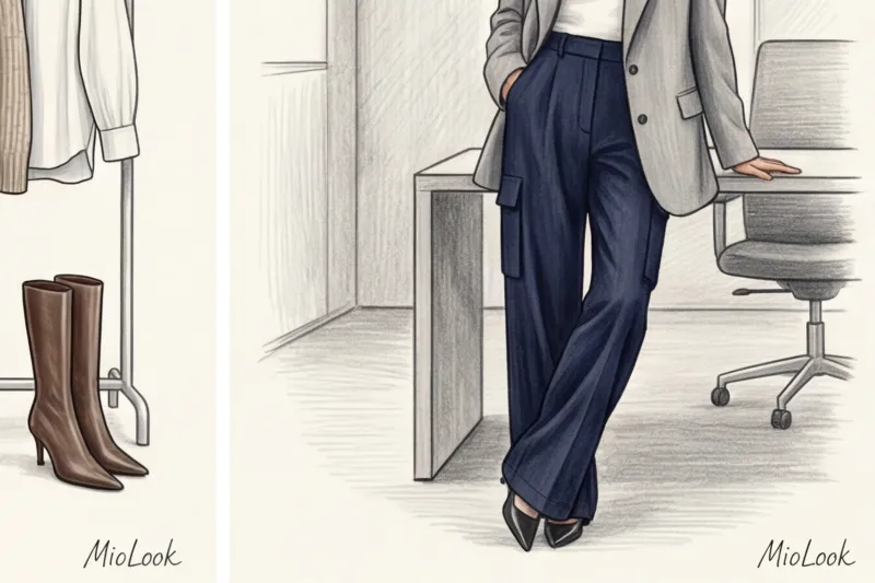 Брюки карго и стиль нулевых: адаптация Y2K трендов для закрытых образов - 9