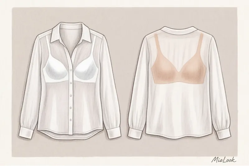 Что надеть под прозрачную блузку или платье: правила элегантного стайлинга - 2