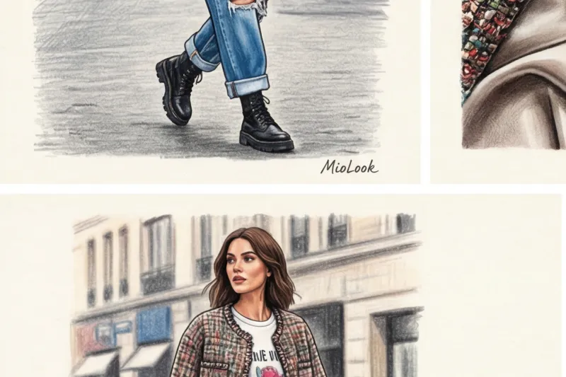 Твид без налета ретро: как носить фактурные жакеты, чтобы не выглядеть старомодно - 4