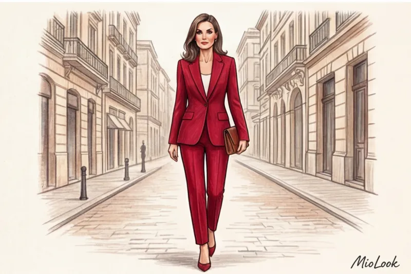 Строго и элегантно: деловой стиль королевы Летиции - 8