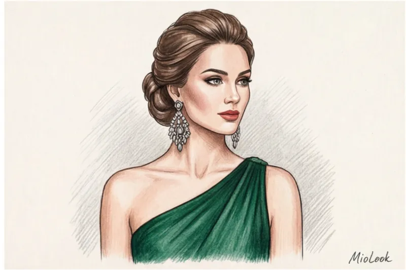 Как подобрать колье и подвески под вырез платья или блузки - 4