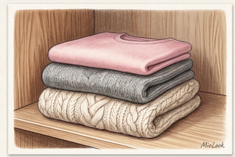 Как правильно хранить свитеры в шкафу: складывать или вешать? - 4