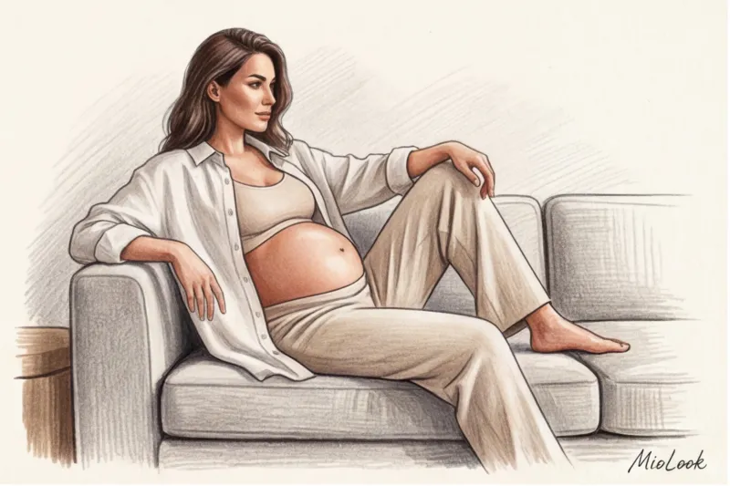 Домашняя одежда для беременных: уютный гардероб и сборы в роддом - 1