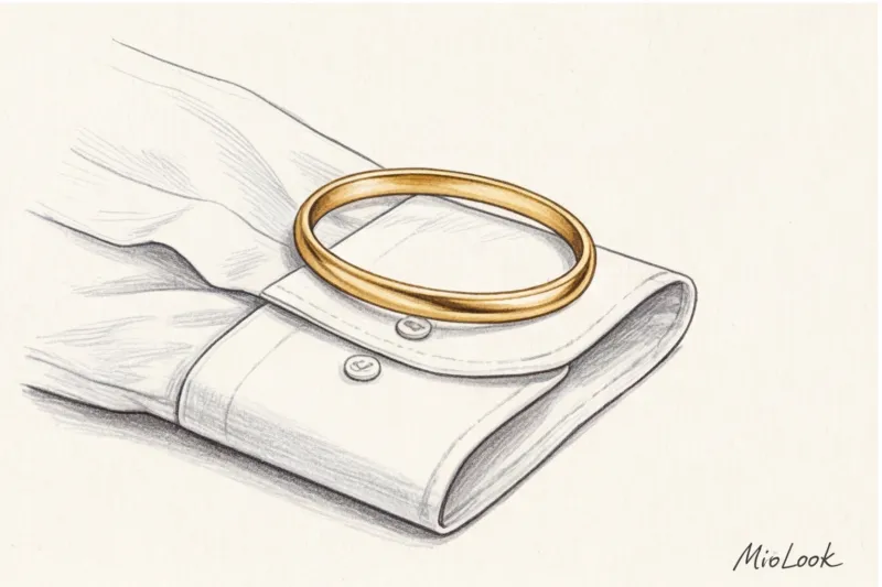 Базовые браслеты: от жестких бэнглов до тонких цепочек - 7