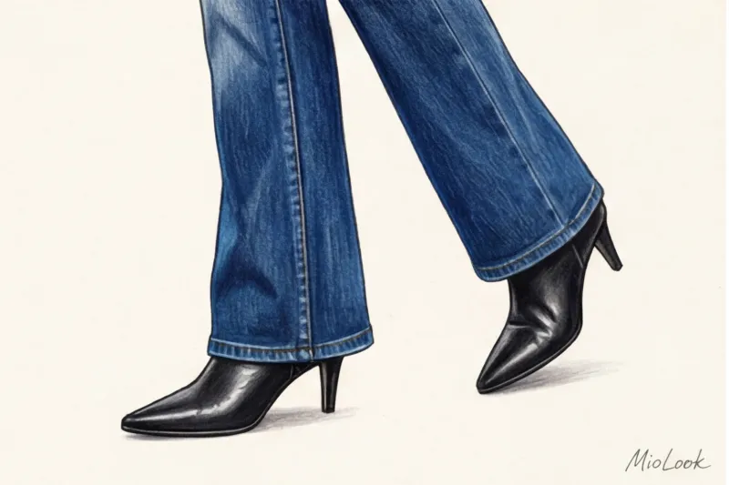 Джинсы клеш: кому идут и с какой обувью их носить - 4