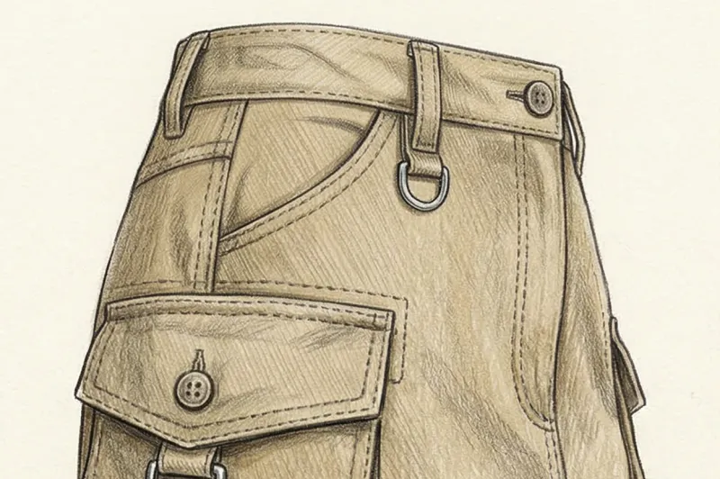 Cargo skirt: what it is, its style features, and what to wear it with