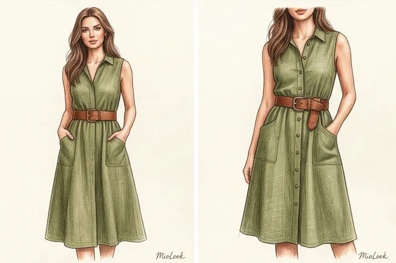 Платье-сафари - 3