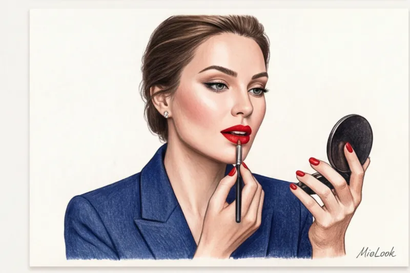 Макияж под синее платье: лучшие решения для глаз и губ - 4