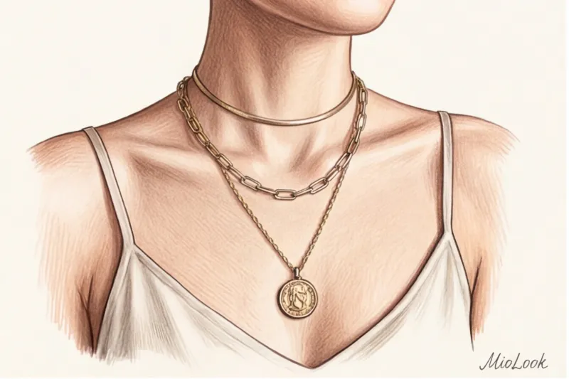 Багатошаровість в прикрасах на шию: поради стиліста