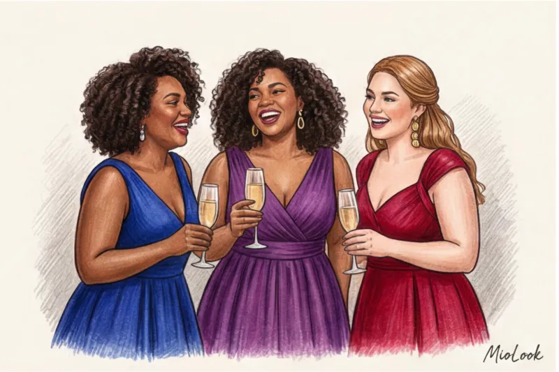 Вечерняя мода plus size: идеальное платье для полной фигуры - 4
