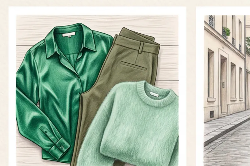 What to wear with green: stylist tips