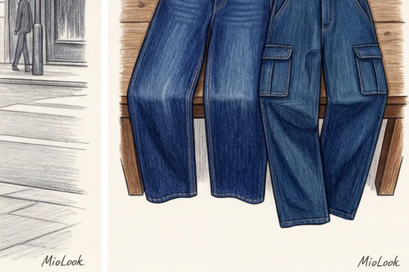 Джинсы бэгги и карго: как внедрить расслабленный деним в свой стиль - 9