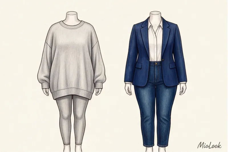 Базовый гардероб для полных женщин с учетом типа фигуры (Plus Size) - 1