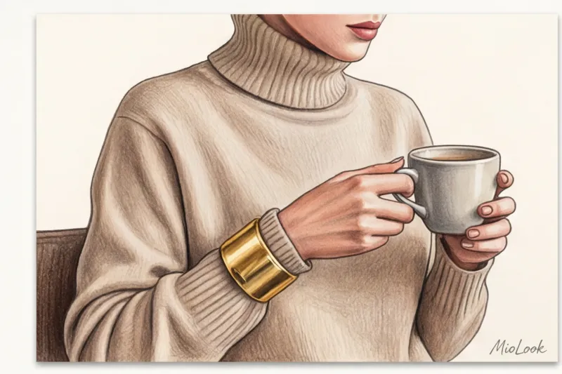 Акцентные украшения: как правильно носить массивные кольца и браслеты - 4