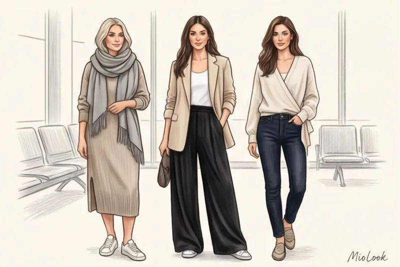 Что надеть в самолет: удобные и стильные образы для перелета - 4