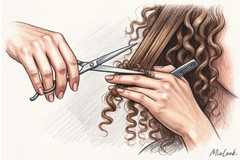 Идеальная форма для кудрявых волос: стрижем так, чтобы локоны не пушились - 3