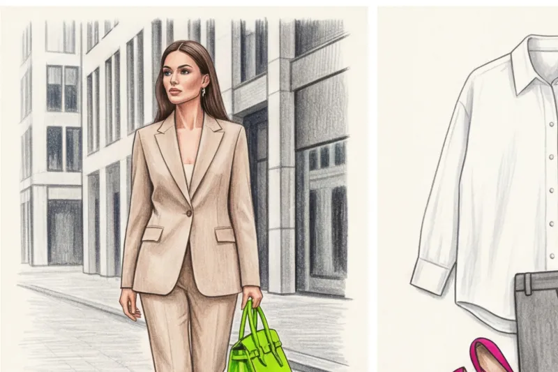 Яркие аксессуары в образе: секреты цветовых акцентов