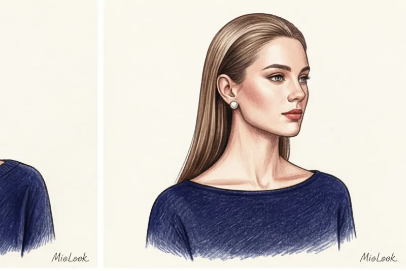 Элегантность и классика: лучшие прически под вырез «лодочка» - 9