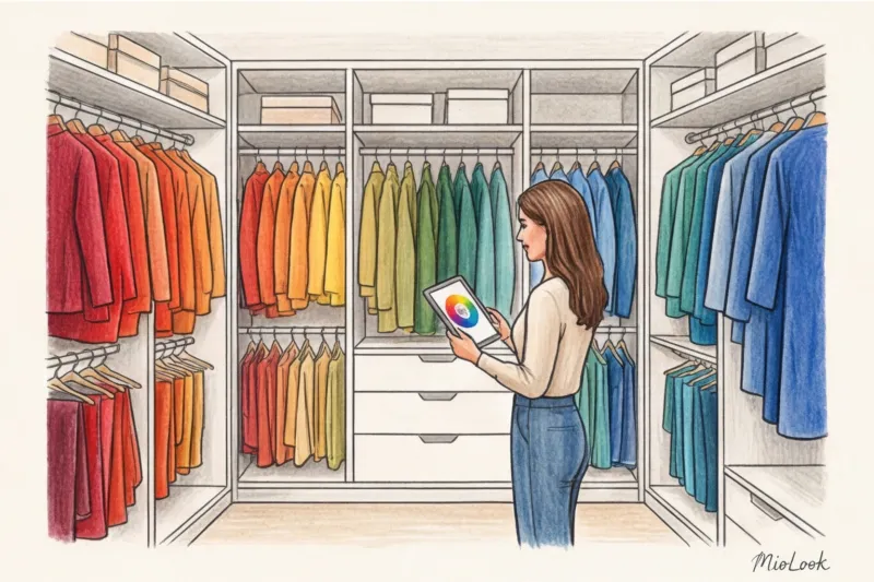 Как использовать цветовой круг Иттена для составления гардероба - 8