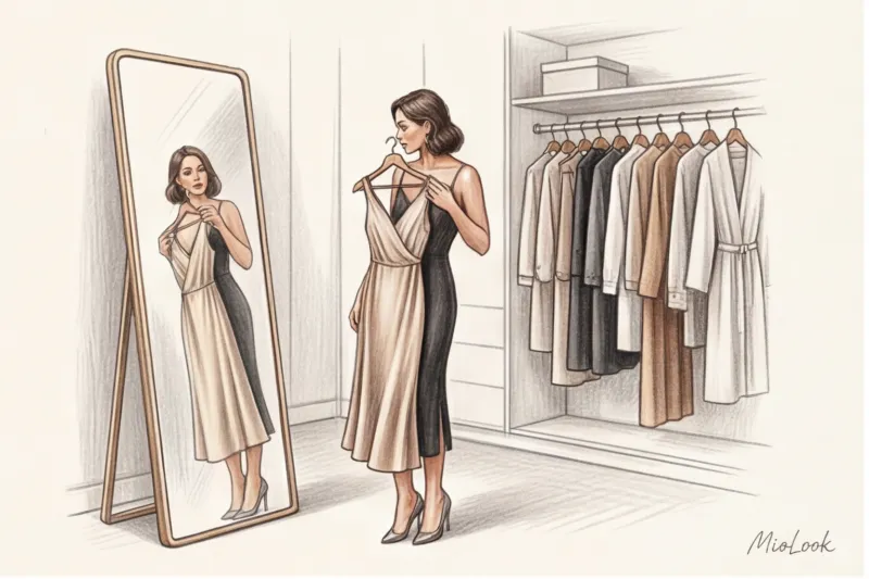 Virtual clothing try-ons using photos at MioLook