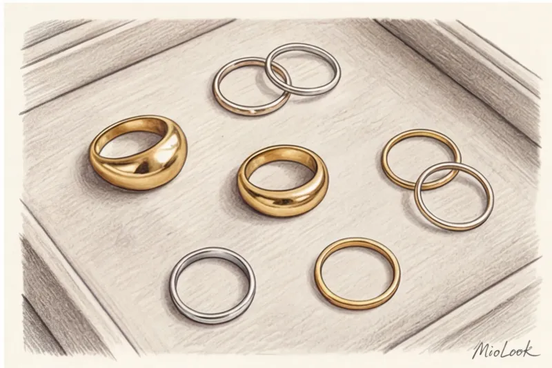 Как правильно сочетать кольца на руках: тренд на многослойность (stacking) - 9