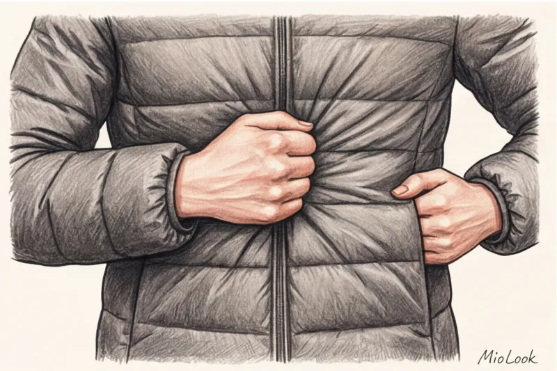 Тонкий пуховик под пальто: как создать стильный многослойный образ - 7