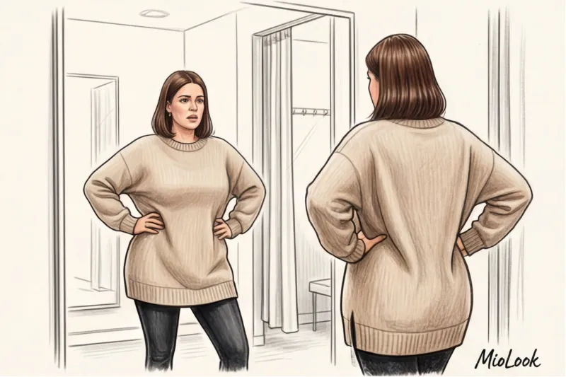 How to hide wide hips and balance your figure