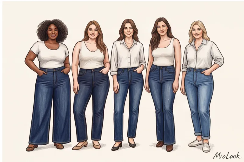 Как подобрать идеальные джинсы по типу фигуры: полное руководство - 9