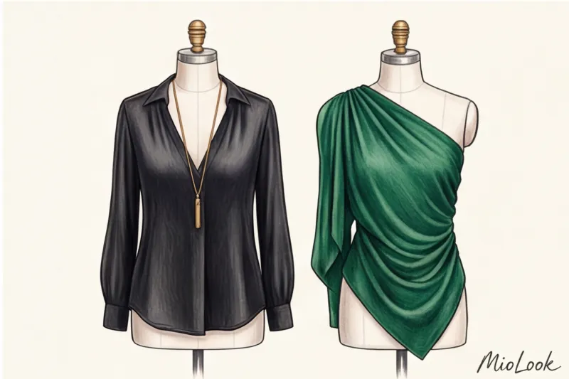 Как визуально сузить широкие плечи: советы для фигуры «перевернутый треугольник» - 9