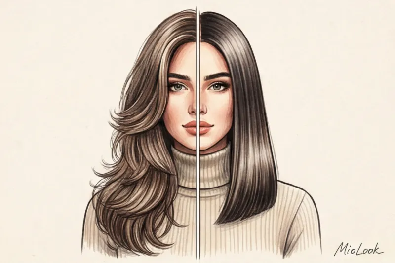 Модные стрижки на длинные волосы: каскад, бабочка и прямой срез - 5