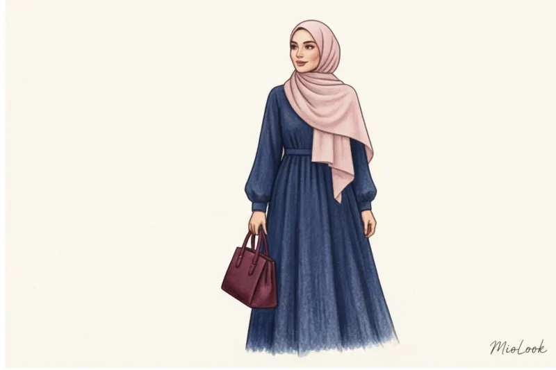 Как сочетать цвет хиджаба с одеждой: правила гармоничного образа - 3