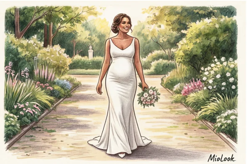 Свадебное платье для беременной невесты: как найти наряд мечты - 7