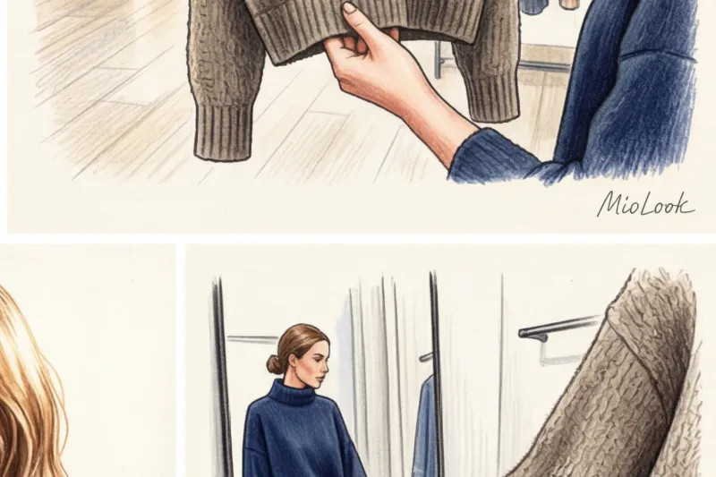 Как носить объемный свитер оверсайз и не прибавлять себе лишних килограммов - 6