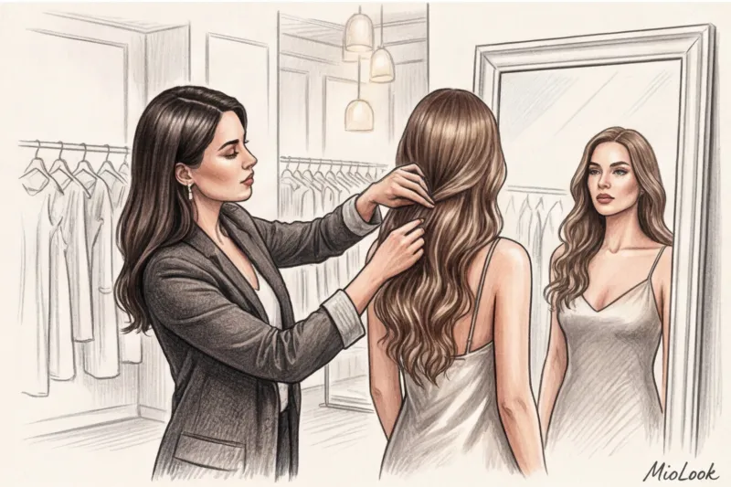 Как подобрать прическу к вырезу одежды: секреты безупречного образа - 8