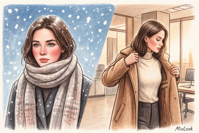 Зимний повседневный макияж: защита кожи и стойкость в холода - 7