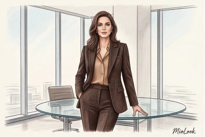 Color combinations in business attire: a status image