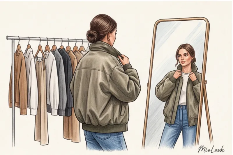 Женский бомбер в базовом гардеробе: актуальные образы - 7