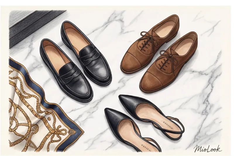 Базовая обувь для элегантного гардероба: от лоферов до лодочек - 3