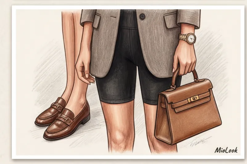 Велосипедки с пиджаком: как создать стильный городской образ - 4