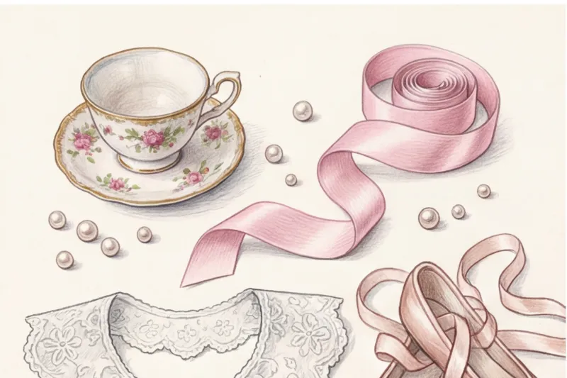 Coquettecore clothing style: femininity for adults