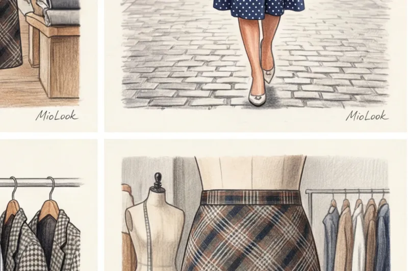 Принты, которые стройнят: как использовать полоску, клетку и горох - 6