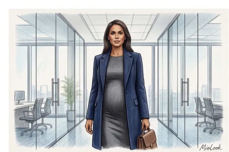Strict Dress Code for Pregnant Women: How to Dress for the Office