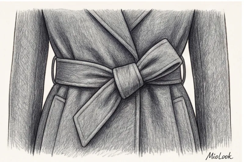 Как красиво завязать пояс на пальто и плаще: пошаговые схемы - 7