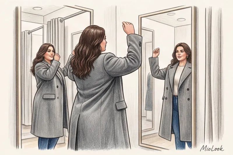 Верхняя одежда для полных женщин: как выбрать стройнящие фасоны - 5