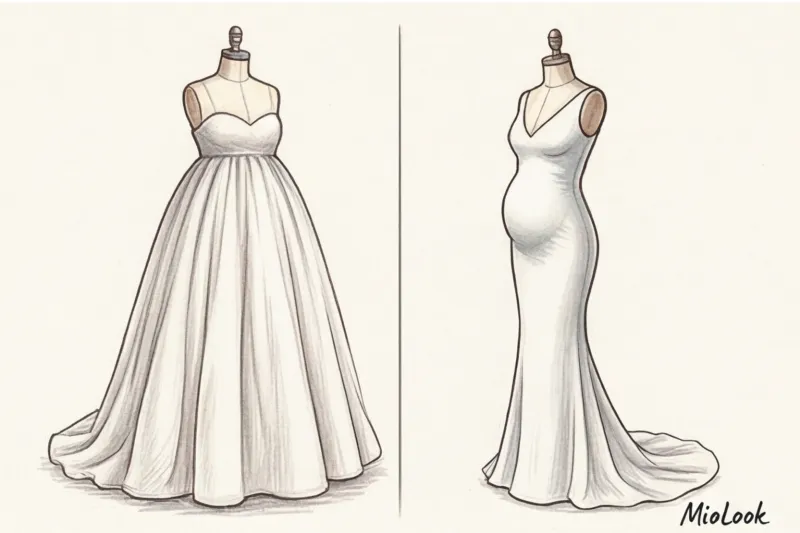 Свадебное платье для беременной невесты: как найти наряд мечты - 8