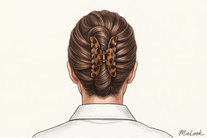 Прически в стиле Office Siren: крабики, небрежные пучки и гладкие хвосты - 2